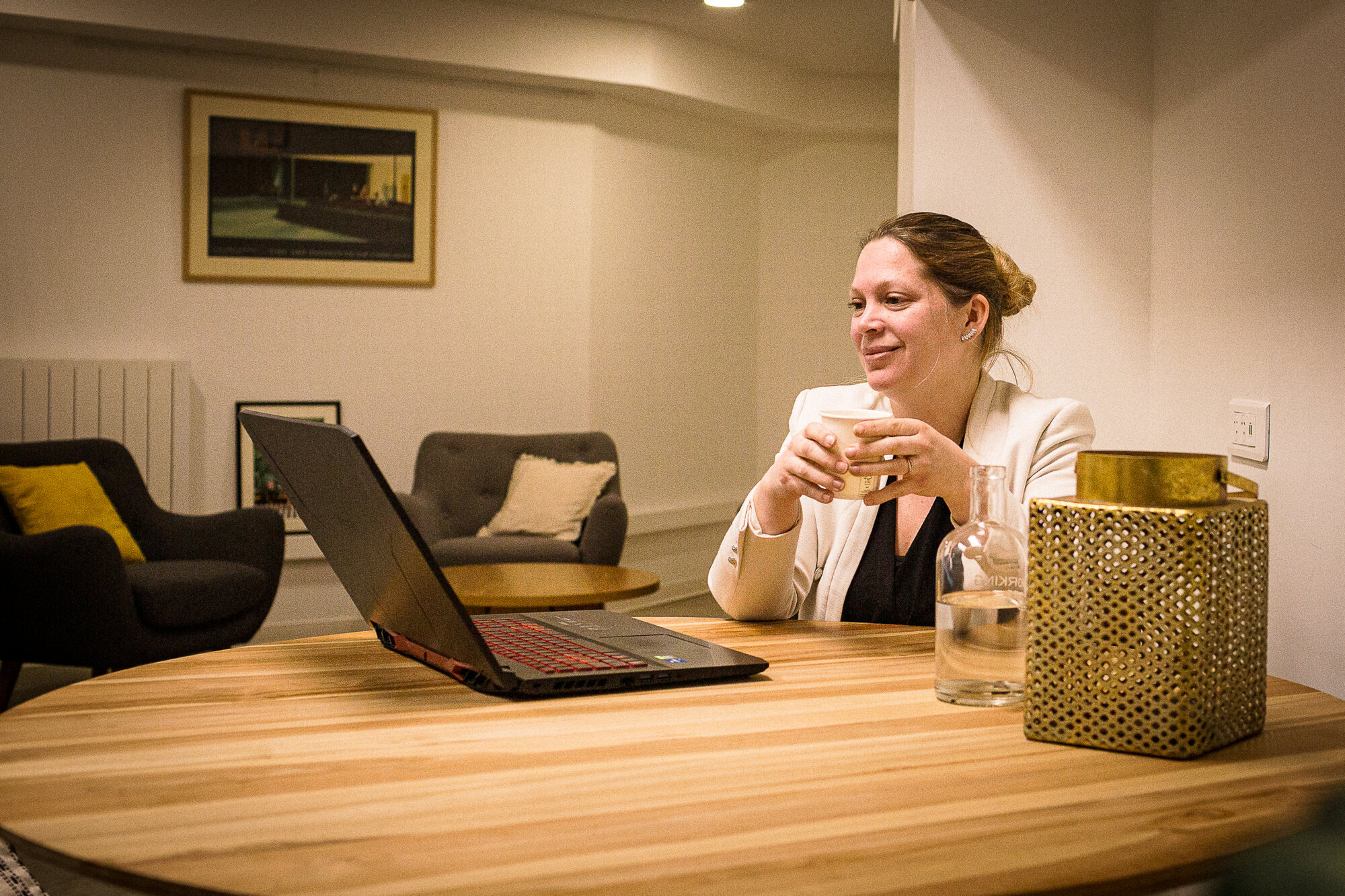 Élodie Gaborit en travail